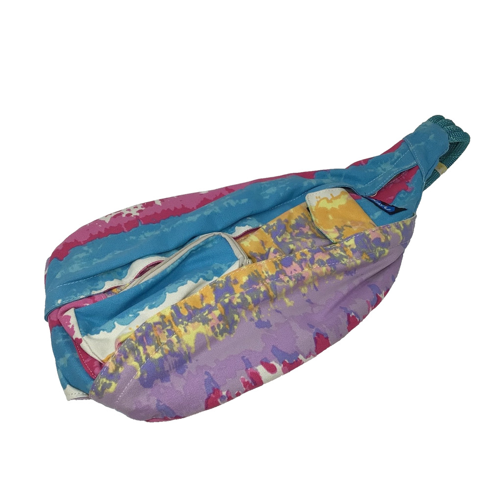 KAVU Original Rope Bag Cotton Canvas Crossbody Sling Bag Beach Tie Dye Travel